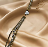 Heart Glow Diamond Chain Bracelet